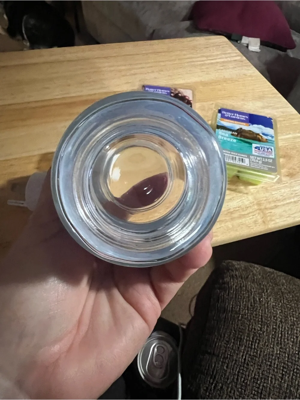 Blue Agate Pattern Plug-In Night Light - Unbranded plus 2 wax melts